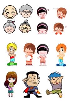 可爱卡通老人图片免费下载,可爱卡通老人设计素材大全