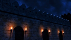 黑暗城墙背景素材素材下载