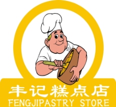蛋糕店胸牌 标志图片