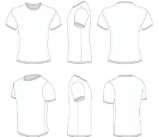 欧式风格t恤设计体恤花纹衬衫图片