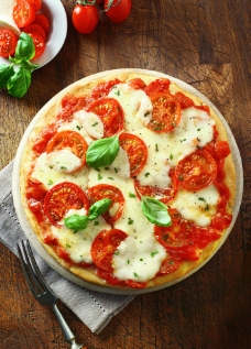 意大利美食披萨图片