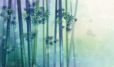 清新竹子背景图片