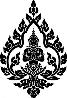名片模板泰国佛教标志图片