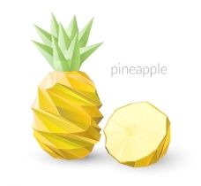 卡通菠萝菠萝水果设计图片