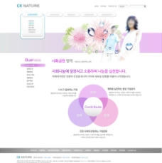 淘宝商城韩国优秀网页模板图片