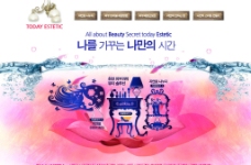 淘宝商城韩国优秀网页模板图片