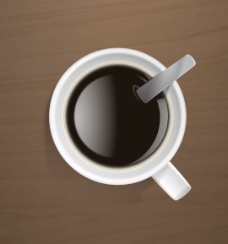 简洁咖啡杯