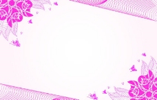 欧式花纹背景粉色粉色花纹图片