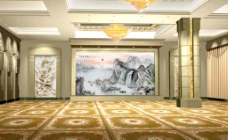 会议背景江山多娇背景墙素材大堂会议室图片