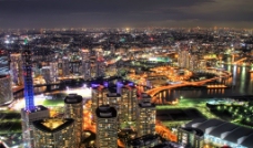 横滨夜景俯瞰图片