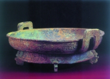 古代青铜器盘图片