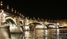 布达佩斯 多瑙河 夜景 一角图片