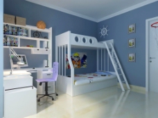 现代简约卧室儿童房