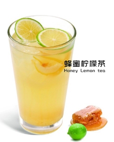 夏季蜂蜜柠檬茶图片