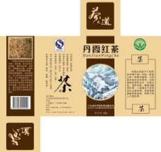 水墨中国风茶叶包装图片