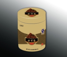 茶食品咖啡铁罐 （展开图）图片