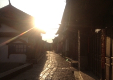 清晨的丽江古城图片