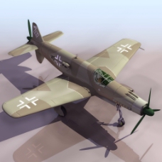 其他设计军用老式3d飞机模型