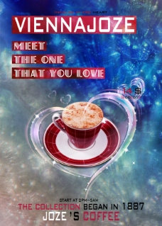 创意咖啡广告海报