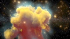星状鹰状星云的运动背景视频免费下载