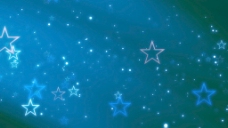 在深蓝色的夜晚运动背景中的恒星 视频免费下载