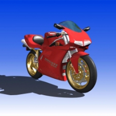3D车模超酷3d摩托车模型