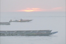 塞内加尔渔船夕阳股票视频 视频免费下载