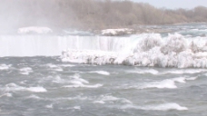 冬天的尼亚加拉大瀑布股票视频 视频免费下载