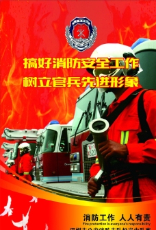 消防展板图片