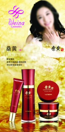 韩国维娜化妆品展板图片