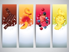 食物背景食物水果广告背景设计