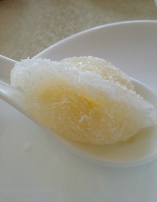 椰丝水晶饺子图片