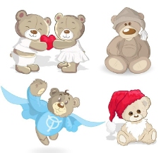 小熊玩具型图片