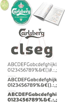 carlsbergsans商业字体集图片
