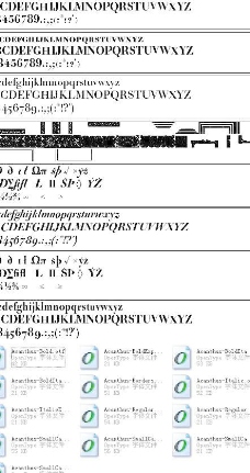 acanthus商业精品字体图片