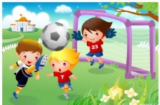 儿童运动儿童足球运动