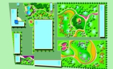 园林绿化规划图图片