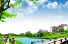 绿化景观云外山别墅图片