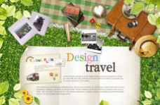 韩国旅游度假海报PSD素材