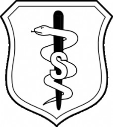 军队徽章美国空军部队徽章夹生物医学科学艺术