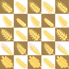 小麦模式03矢量