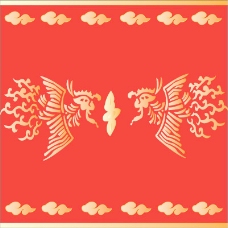 古典矢量花纹中国古典花纹矢量凤凰摘要