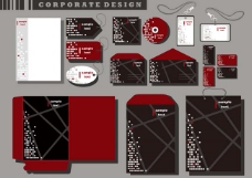 VI素材模板VI模板标识设计广告矢量素材