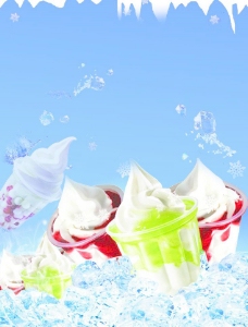 冰淇淋海报冰淇淋背景图图片