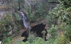 大明山 大峡谷瀑布图片