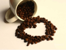 咖啡杯咖啡豆PPT模板