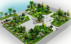 小广场绿化景观设计图片