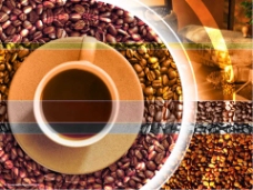 咖啡杯咖啡文化PPT模板