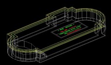 泳池设计休闲泳池三维CAD设计图集