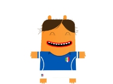 世界杯小人 意大利队图片